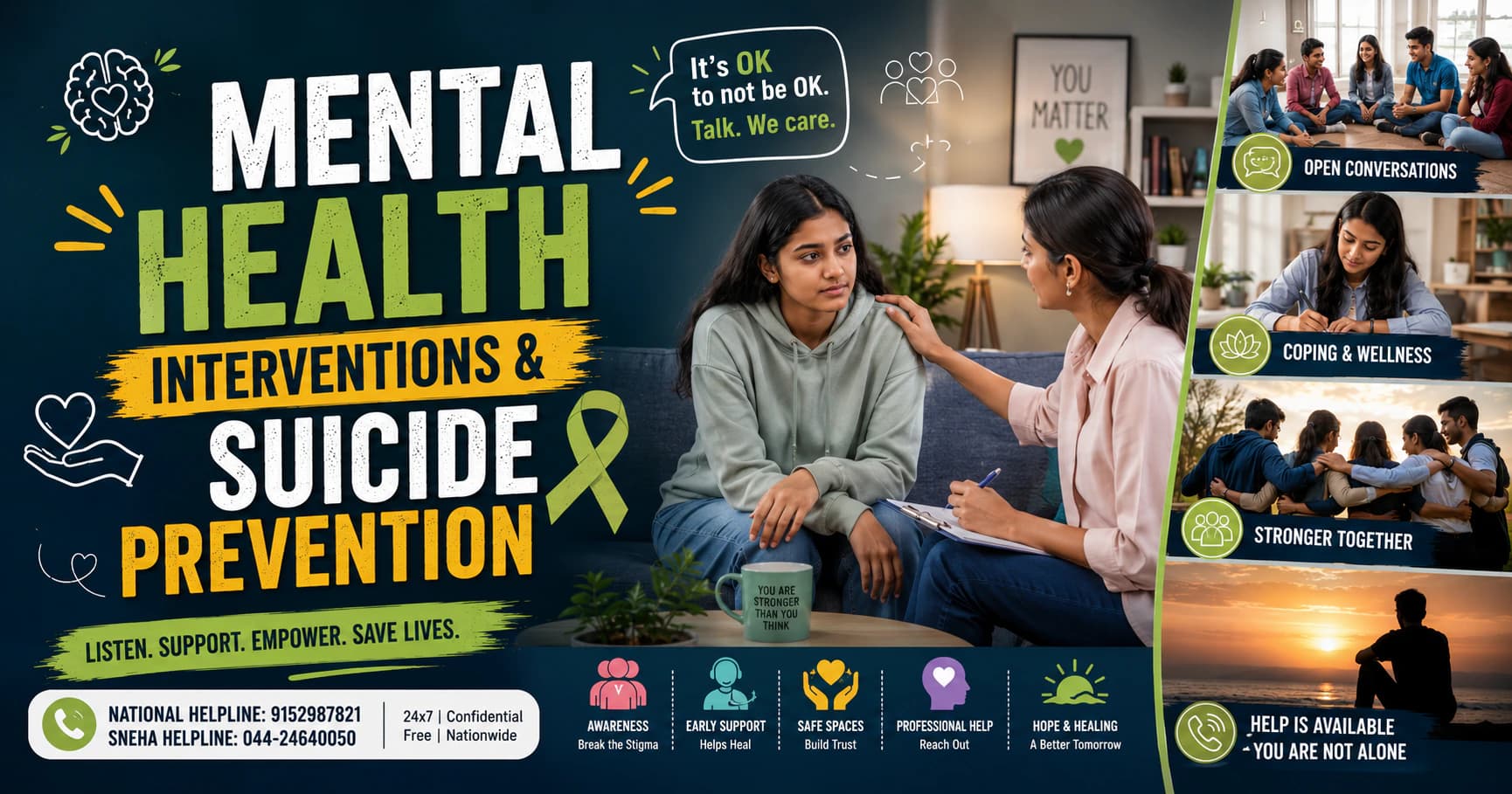 Mental Health Interventions & Suicide Prevention